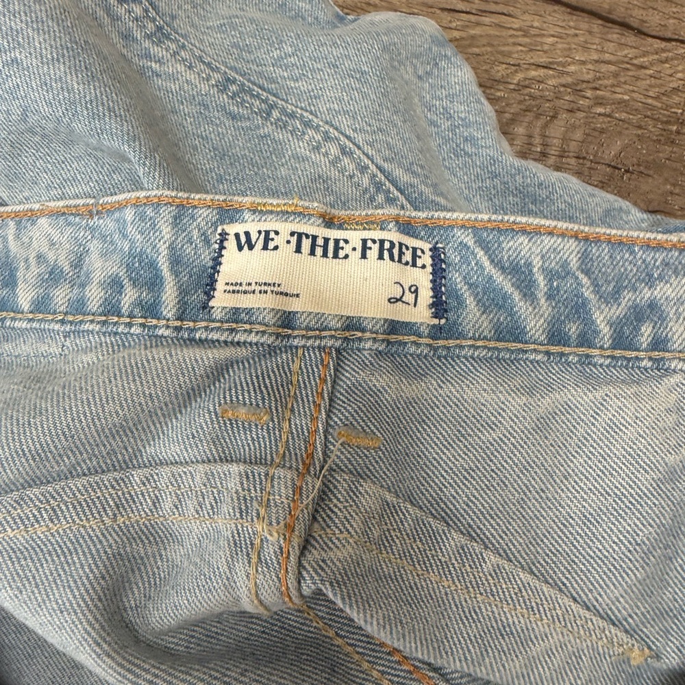 We The Free Light Blue Women Jeans - Picture 8 of 9